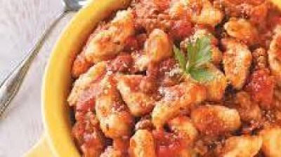 gnocchi with meat sauce